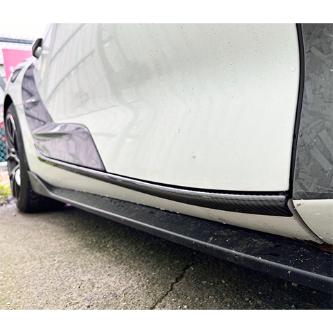 Rexpeed Carbon Fiber Door Sill Plates | 2020-2022 Toyota Supra (TS75)