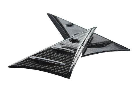 Rexpeed V1 Carbon Fiber Anti-Buffeting Wind Deflector-Gloss | 2020-2026 Toyota Supra (TS21)