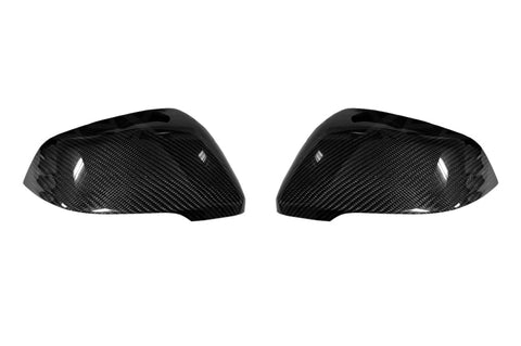 Rexpeed Dry Carbon Mirror Cap Full Replacements-Gloss | 2020-2026 Toyota Supra (TS36)