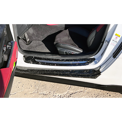 Rexpeed Forged Carbon Door Sill Plates | 2020-2026 Toyota GR Supra (TS75FC)