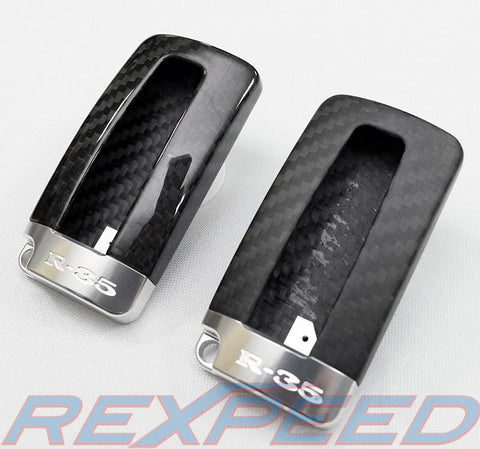 Rexpeed Carbon Key Fob (R35 Nissan GTR) - Modern Automotive Performance
