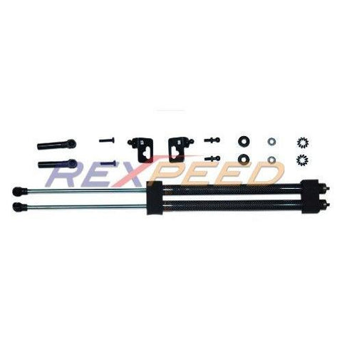 Rexpeed Carbon Hood Dampers | 1999-2009 Honda S2000 (HD01)