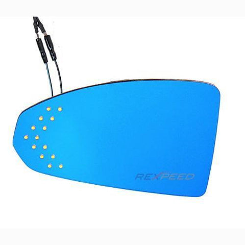 Rexpeed Anti Fog Polarized Blue Mirrors w/ LED Turn Signal | 2016-2019 Audi TT Mk3 (HMAD10BAH)