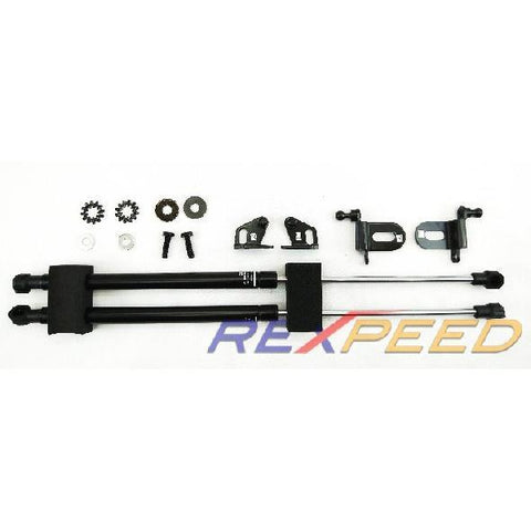 Rexpeed Black Series Hood Dampers | 2009-2024 Nissan GT-R R35 (N06)