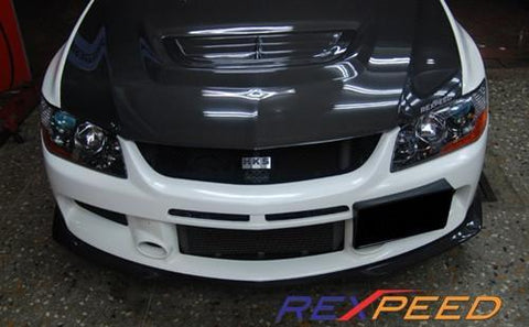 Rexpeed Evo 9 RA-Style Carbon Splitter | 2006 Mitsubishi Evo 9 (R74)