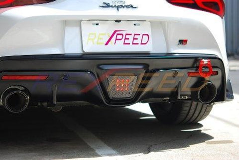 Rexpeed Carbon Reverse Light Badge | 2020-2026 Toyota Supra (TS19G)