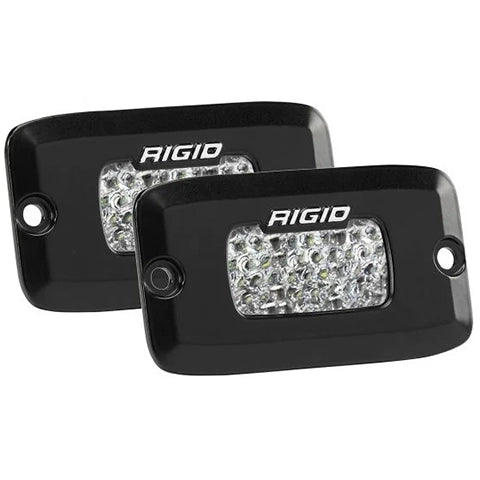Rigid Industries Rigid SR-M Back Up Light Kit - Flood Diffused / Flush / Pair (RIG980013)