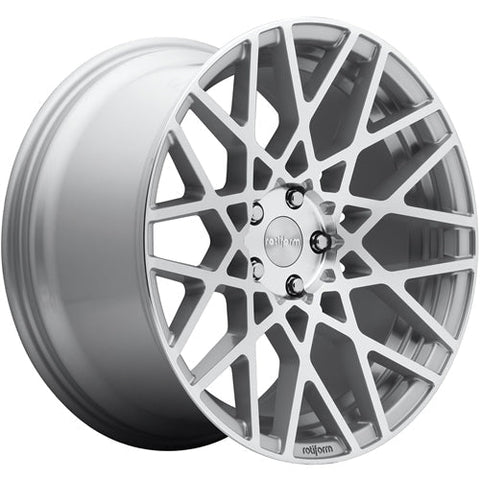 Rotiform Wheels BLQ Silver w/ Machined Spoke Faces and Outer Lip 18x8.5 | 5x112 (R1101885F8+35)