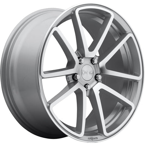 Rotiform Wheels SPF Silver w/ Machined Spoke Faces and Outer Lip 19x8.5 | 5x112 (R1201985F8+45)