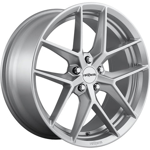 Rotiform Wheels FLG Gloss Silver 18x8.5 | 5x108 (R133188533+45)