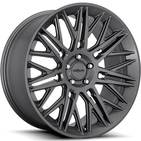 Rotiform Wheels JDR Matte Anthracite Gray 22x10 | 5x120 (R163220021+30)
