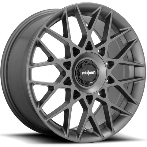 Rotiform Wheels BLQ-C Anthracite 19x8.5 | 5x112/5x120 (R1661985F4+35A)