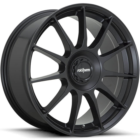 Rotiform Wheels DTM Satin Black 19x8.5 | Blank (R168198500-35A)