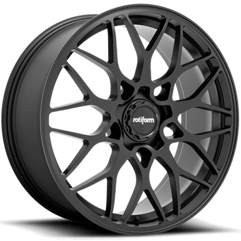 Rotiform Wheels R190 Matte Black 19x10 | 5x112 (R1901900F8+40)