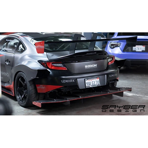 Sayber Design Super GT 1778mm Swan Neck Wing | 2022+ Subaru BRZ/Toyota GR86 (SB-SW186F)