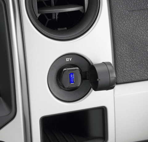 Scosche ReVolt 12W USB Car Charger - Black (USBC121M)