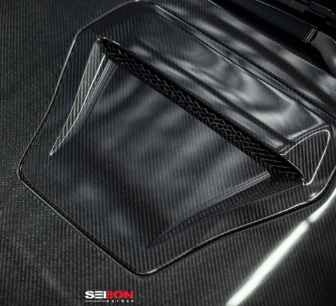 Seibon OEM-Style Carbon Hood | 2017+ Honda Civic Type-R (HD17HDCVR-OE)