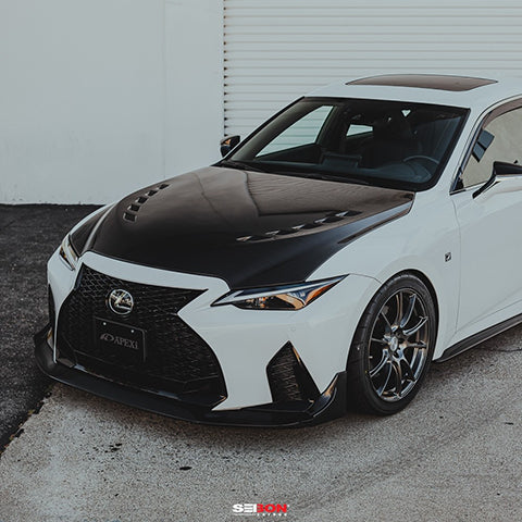 Seibon BT-Style Carbon Fiber Hood | 2021-2023 Lexus IS/F Sport (HD21LXIS350-BT)