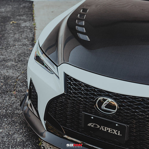 Seibon BT-Style Carbon Fiber Hood | 2021-2023 Lexus IS/F Sport (HD21LXIS350-BT)