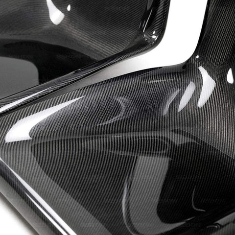 Seibon OEM-Style Carbon Fiber Rear Seat Panels | 2009-2018 Nissan GT-R R35 (BSP0910NSGTR)