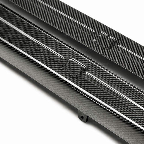 Seibon OEM-Style Carbon Fiber Door Sill Plates (Pair) | 2009-2018 Nissan GT-R R35 (DS0910NSGTR)