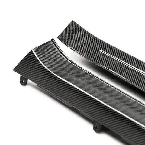 Seibon OEM-Style Carbon Fiber Door Sill Plates (Pair) | 2009-2018 Nissan GT-R R35 (DS0910NSGTR)