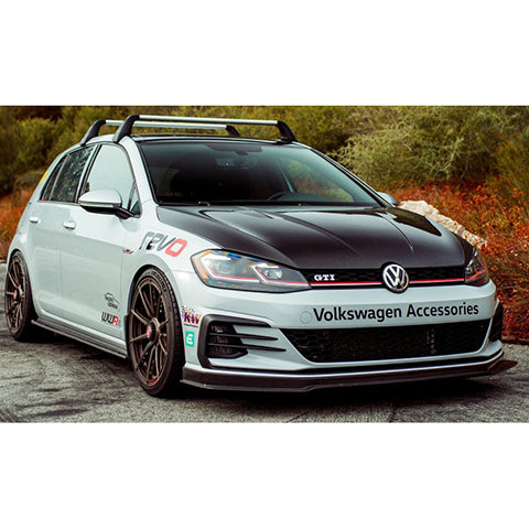 Seibon MB-Style Carbon Fiber Front Lip | 2018-2020 Volkswagen Golf GTI (FL18VWG7-MB)