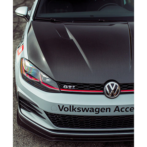 Seibon MB-Style Carbon Fiber Front Lip | 2018-2020 Volkswagen Golf GTI (FL18VWG7-MB)