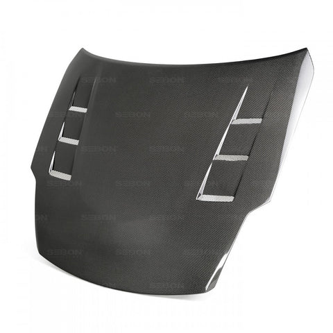 Seibon TS-style Carbon Fiber Hood | 2007-2008 Nissan 350z (HD0708NS350-TS)