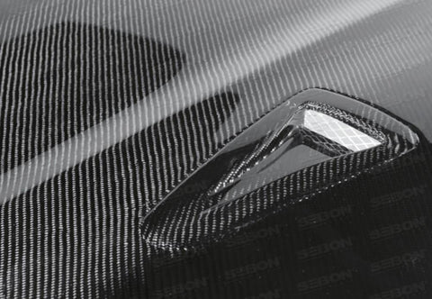 Seibon GTR-Style Dry Carbon Fiber Hood | 2009-2020 Nissan 370z (HD0910NS370-GTR)