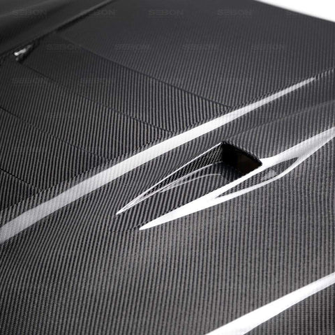 Seibon DS-Style Carbon Fiber Hood | 2009-2016 Nissan GT-R R35 (HD0910NSGTR-DS)