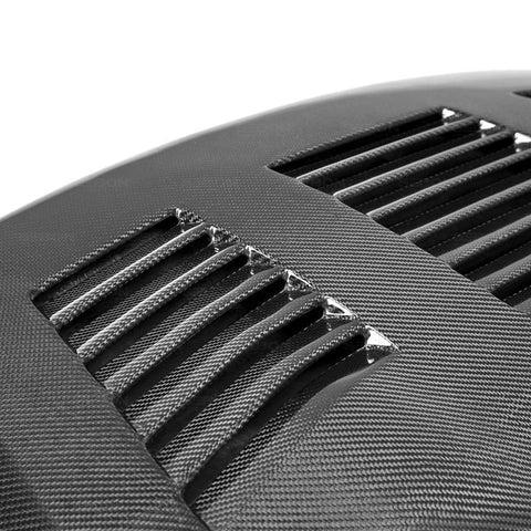 Seibon GTII-Style Carbon Fiber Hood | 2009-2016 Nissan GT-R R35 (HD0910NSGTR-GTII)