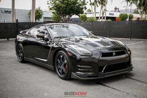 Seibon GTII-Style Carbon Fiber Hood | 2009-2016 Nissan GT-R R35 (HD0910NSGTR-GTII)