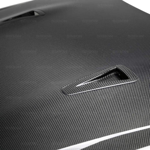 Seibon OEM-Style Carbon Fiber Hood | 2009-2016 Nissan GT-R R35 (HD0910NSGTR-OE)