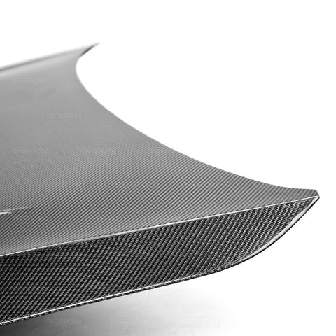Seibon DV-Style Carbon Fiber Hood | 2015-2021 Volkswagen Golf/GTI/Golf R (HD12VWG7-DV)