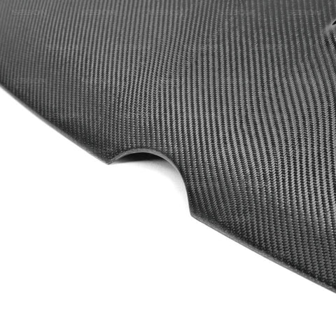 Seibon DV-Style Carbon Fiber Hood | 2015-2021 Volkswagen Golf/GTI/Golf R (HD12VWG7-DV)