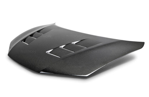 Seibon TS-Style Carbon Fiber Hood | 2014-2015 Honda Civic 2dr (HD14HDCV2D-TS)