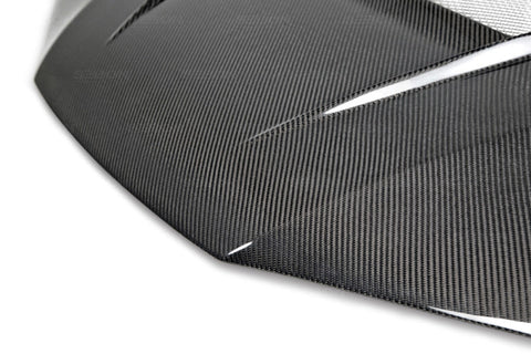 Seibon VSII-Style Carbon Fiber Hood | 2014-2015 Honda Civic 2dr (HD14HDCV2D-VSII)
