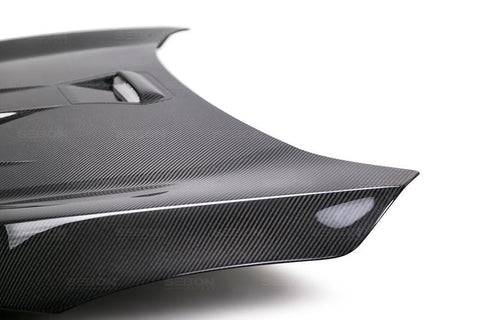 Seibon MR-Style Carbon Fiber Hood | 2016-2021 Honda Civic (HD16HDCV-MR)