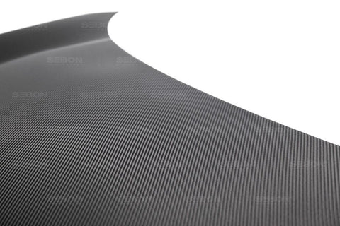 Seibon OEM-Style Carbon Fiber Hood | 2016-2021 Honda Civic (HD16HDCV-OE)
