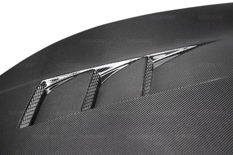 Seibon TS-Style Carbon Fiber Hood | 2016-2020 Honda Civic (HD16HDCV-TS)