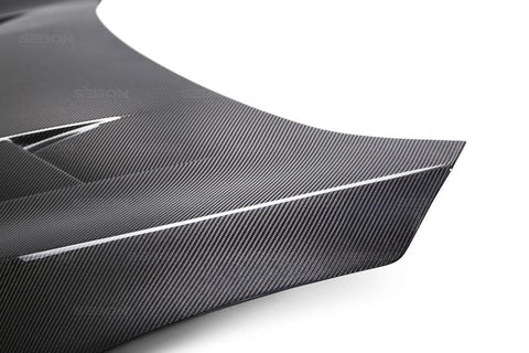 Seibon TS-Style Carbon Fiber Hood | 2016-2020 Honda Civic (HD16HDCV-TS)