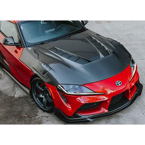 Seibon TV-Style Carbon Fiber Hood | 2020-2026 Toyota Supra (HD20TYSUP-TV-DS)
