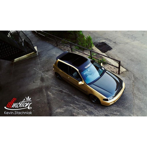 Seibon OEM-Style Carbon Fiber Hood | 1992-1995 Honda Civic 2DR/3DR (HD9295HDCV2D-OE)