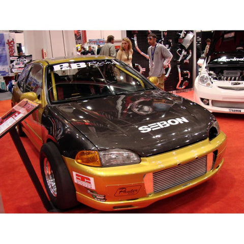 Seibon OEM-Style Carbon Fiber Hood | 1992-1995 Honda Civic 2DR/3DR (HD9295HDCV2D-OE)