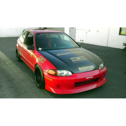 Seibon OEM-Style Carbon Fiber Hood | 1992-1995 Honda Civic 2DR/3DR (HD9295HDCV2D-OE)