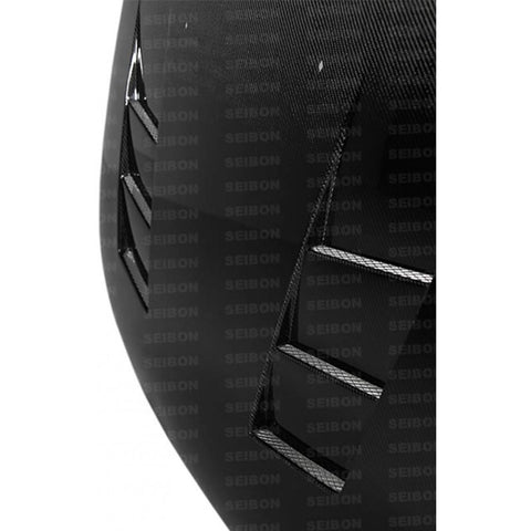 Seibon TS-Style Carbon Fiber Hood | 1992-1995 Honda Civic 2DR/3DR (HD9295HDCV2D-TS)