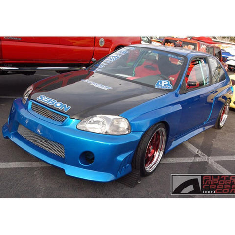 Seibon OEM-Style Carbon Fiber Hood | 1996-1998 Honda Civic (HD9698HDCV-OE)
