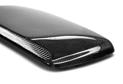 Seibon Carbon Fiber Hood Scoop for OEM Hoods | 1998-2001 Subaru Impreza STI (HDS9801SBIMP-STI)