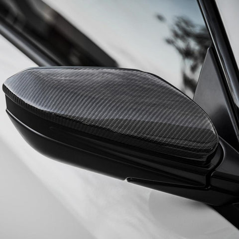 Seibon Carbon Fiber Mirror Caps | 2016-2021 Honda Civic/Civic Type-R (MC16HDCV-V2)
